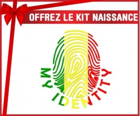 kit naissance bébé personnalisé Empreinte My Identity Mali