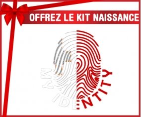 kit naissance bébé personnalisé Empreinte My Identity Malte