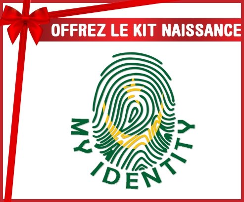 kit naissance bébé personnalisé Empreinte My Identity Mauritanie