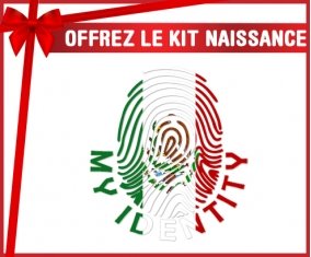 kit naissance bébé personnalisé Empreinte My Identity Mexique
