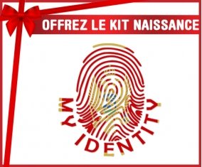 kit naissance bébé personnalisé Empreinte My Identity Monténégro