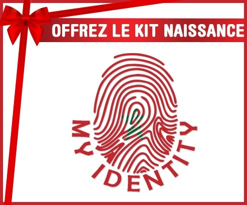 kit naissance bébé personnalisé Empreinte My Identity Maroc