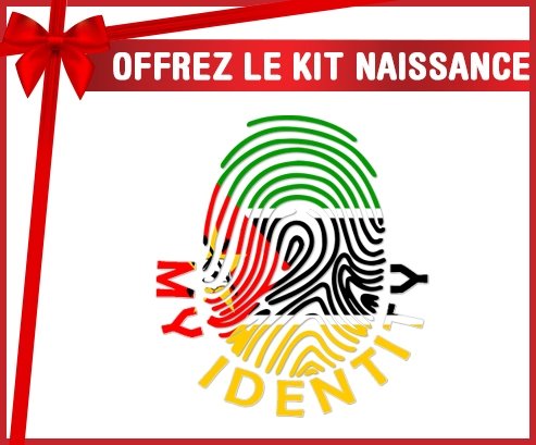 kit naissance bébé personnalisé Empreinte My Identity Mozambique