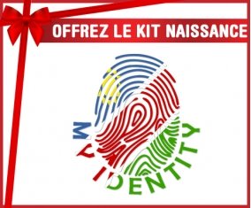 kit naissance bébé personnalisé Empreinte My Identity Namibie