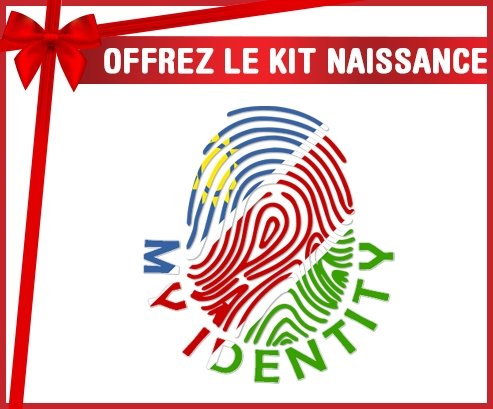 kit naissance bébé personnalisé Empreinte My Identity Namibie