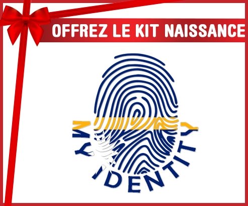 kit naissance bébé personnalisé Empreinte My Identity Nauru