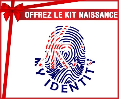 kit naissance bébé personnalisé Empreinte My Identity Nouvelle-Zélande