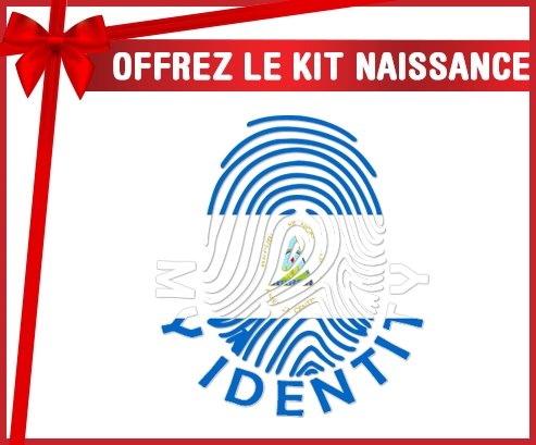 kit naissance bébé personnalisé Empreinte My Identity Nicaragua