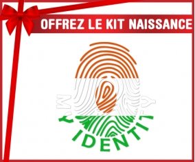 kit naissance bébé personnalisé Empreinte My Identity Niger