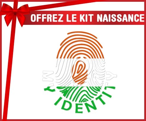 kit naissance bébé personnalisé Empreinte My Identity Niger