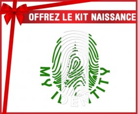 kit naissance bébé personnalisé Empreinte My Identity l'ile de Norfolk