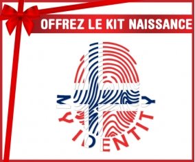 kit naissance bébé personnalisé Empreinte My Identity Norvège