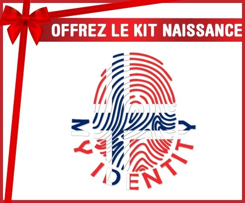 kit naissance bébé personnalisé Empreinte My Identity Norvège