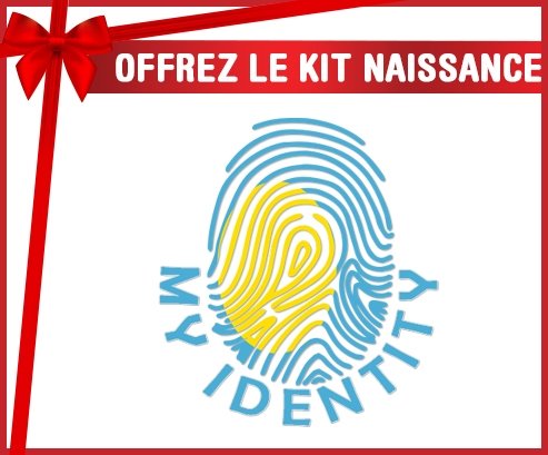 kit naissance bébé personnalisé Empreinte My Identity Palau