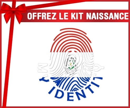 kit naissance bébé personnalisé Empreinte My Identity Paraguay