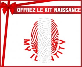 kit naissance bébé personnalisé Empreinte My Identity Pérou