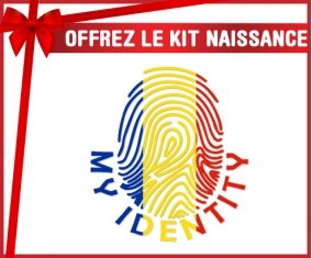 kit naissance bébé personnalisé Empreinte My Identity Roumanie