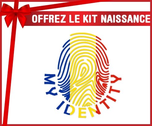 kit naissance bébé personnalisé Empreinte My Identity Roumanie