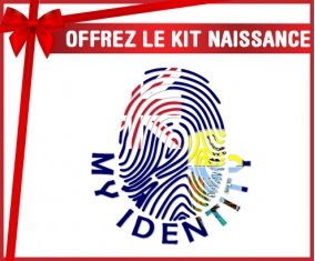 kit naissance bébé personnalisé Empreinte My Identity Sainte-Hélène