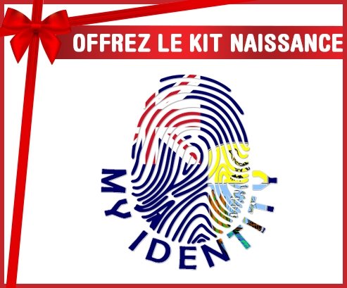 kit naissance bébé personnalisé Empreinte My Identity Sainte-Hélène
