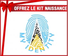 kit naissance bébé personnalisé Empreinte My Identity Sainte-Lucie