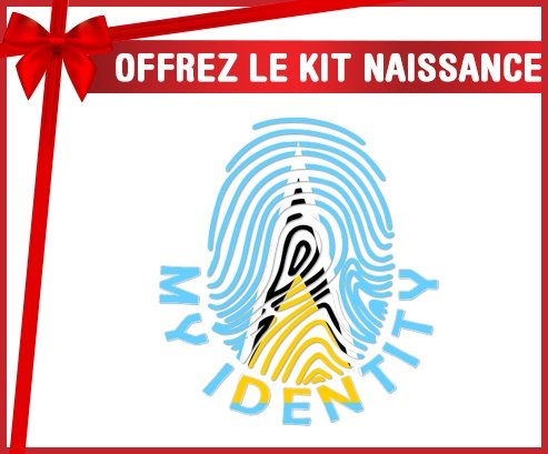 kit naissance bébé personnalisé Empreinte My Identity Sainte-Lucie