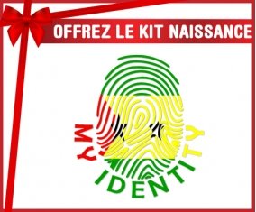 kit naissance bébé personnalisé Empreinte My Identity Sao Tomé et Principe