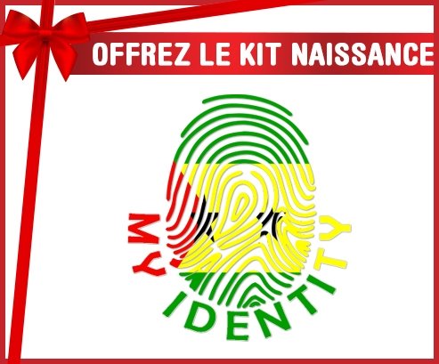 kit naissance bébé personnalisé Empreinte My Identity Sao Tomé et Principe