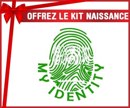 kit naissance bébé personnalisé Empreinte My Identity Arabie Saoudite