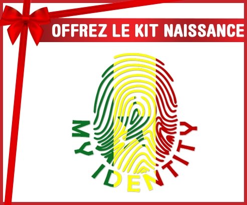 kit naissance bébé personnalisé Empreinte My Identity Sénégal