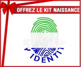 kit naissance bébé personnalisé Empreinte My Identity Sierra Leone