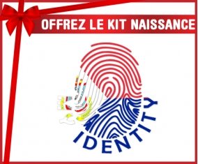 kit naissance bébé personnalisé Empreinte My Identity Sint Maarten