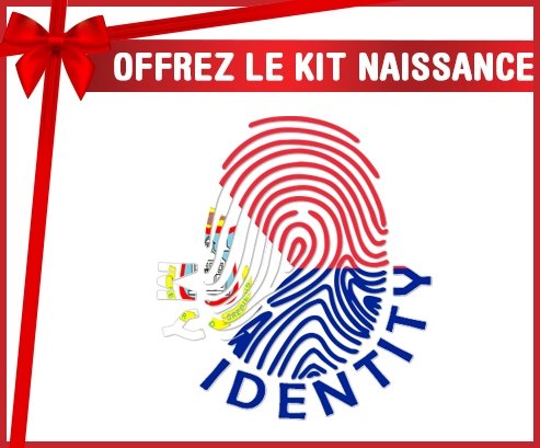 kit naissance bébé personnalisé Empreinte My Identity Sint Maarten