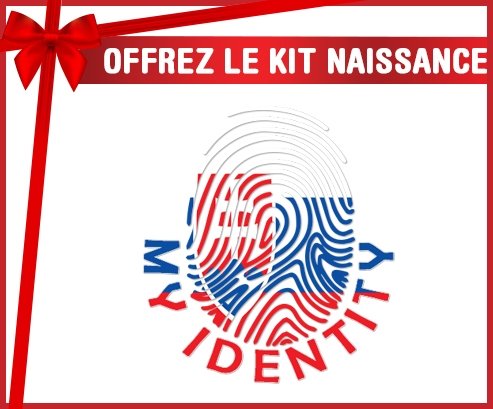 kit naissance bébé personnalisé Empreinte My Identity Slovaquie