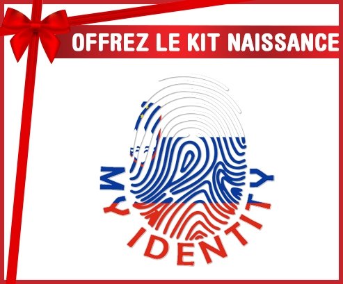 kit naissance bébé personnalisé Empreinte My Identity Slovénie