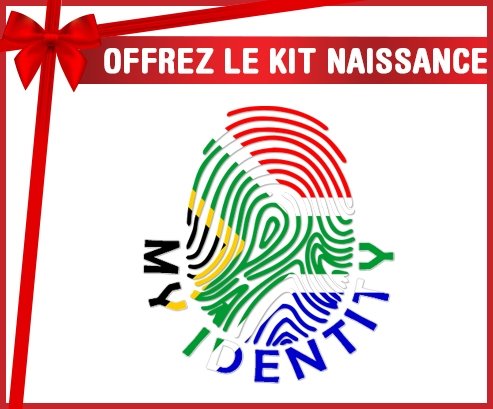 kit naissance bébé personnalisé Empreinte My Identity Afrique du Sud