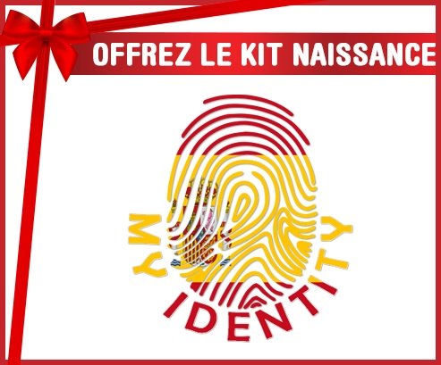 kit naissance bébé personnalisé Empreinte My Identity Espagne