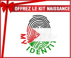 kit naissance bébé personnalisé Empreinte My Identity État de Palestine