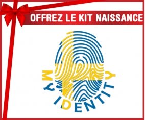 kit naissance bébé personnalisé Empreinte My Identity Suède