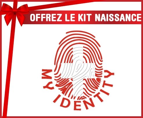 kit naissance bébé personnalisé Empreinte My Identity Suisse