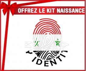 kit naissance bébé personnalisé Empreinte My Identity République arabe syrienne