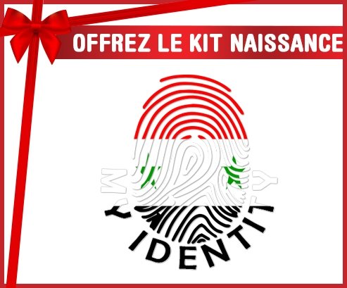 kit naissance bébé personnalisé Empreinte My Identity République arabe syrienne