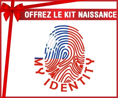 kit naissance bébé personnalisé Empreinte My Identity Taïwan