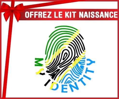 kit naissance bébé personnalisé Empreinte My Identity Tanzanie