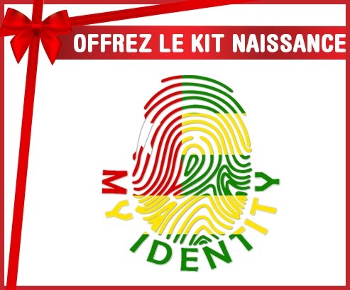 kit naissance bébé personnalisé Empreinte My Identity Togo