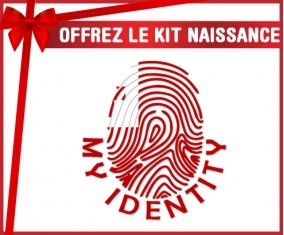 kit naissance bébé personnalisé Empreinte My Identity Tonga