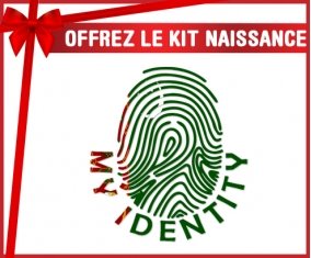 kit naissance bébé personnalisé Empreinte My Identity Turkménistan