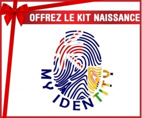 kit naissance bébé personnalisé Empreinte My Identity Îles Turques-et-Caïques