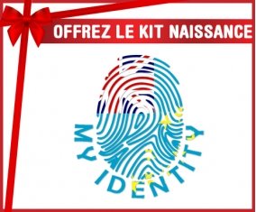 kit naissance bébé personnalisé Empreinte My Identity Tuvalu
