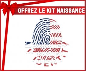kit naissance bébé personnalisé Empreinte My Identity Les États-Unis d'Amérique